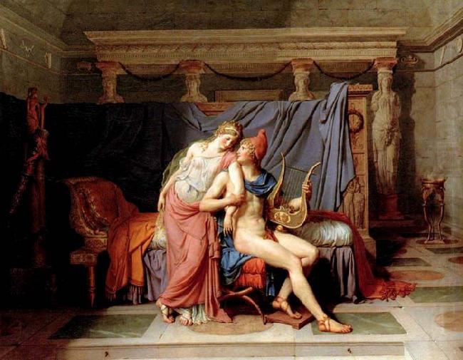 Jacques-Louis  David The Loves of Paris and Helen china oil painting image